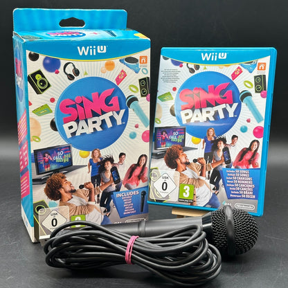Sing Party & Mikrofon (Nintendo Wii U)