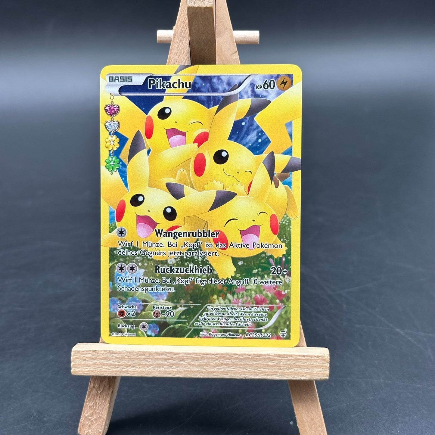 Pikachu RC29/RC32 2016 XY Generations 20th Anniversary Pokemon Radiant