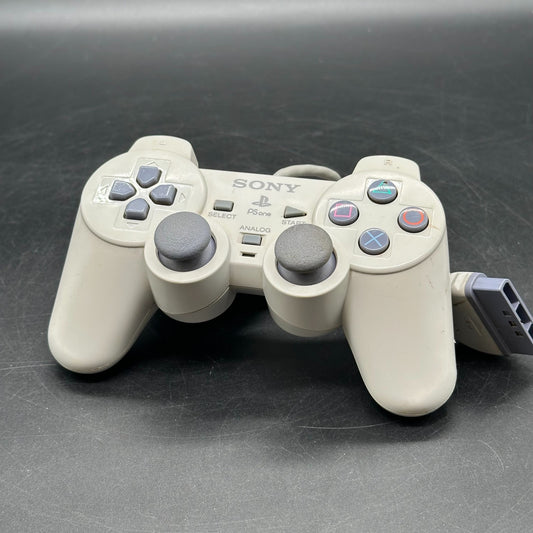 Original Sony PlayStation One / 1 Dualshock Controller Weiß PS1 - GUT