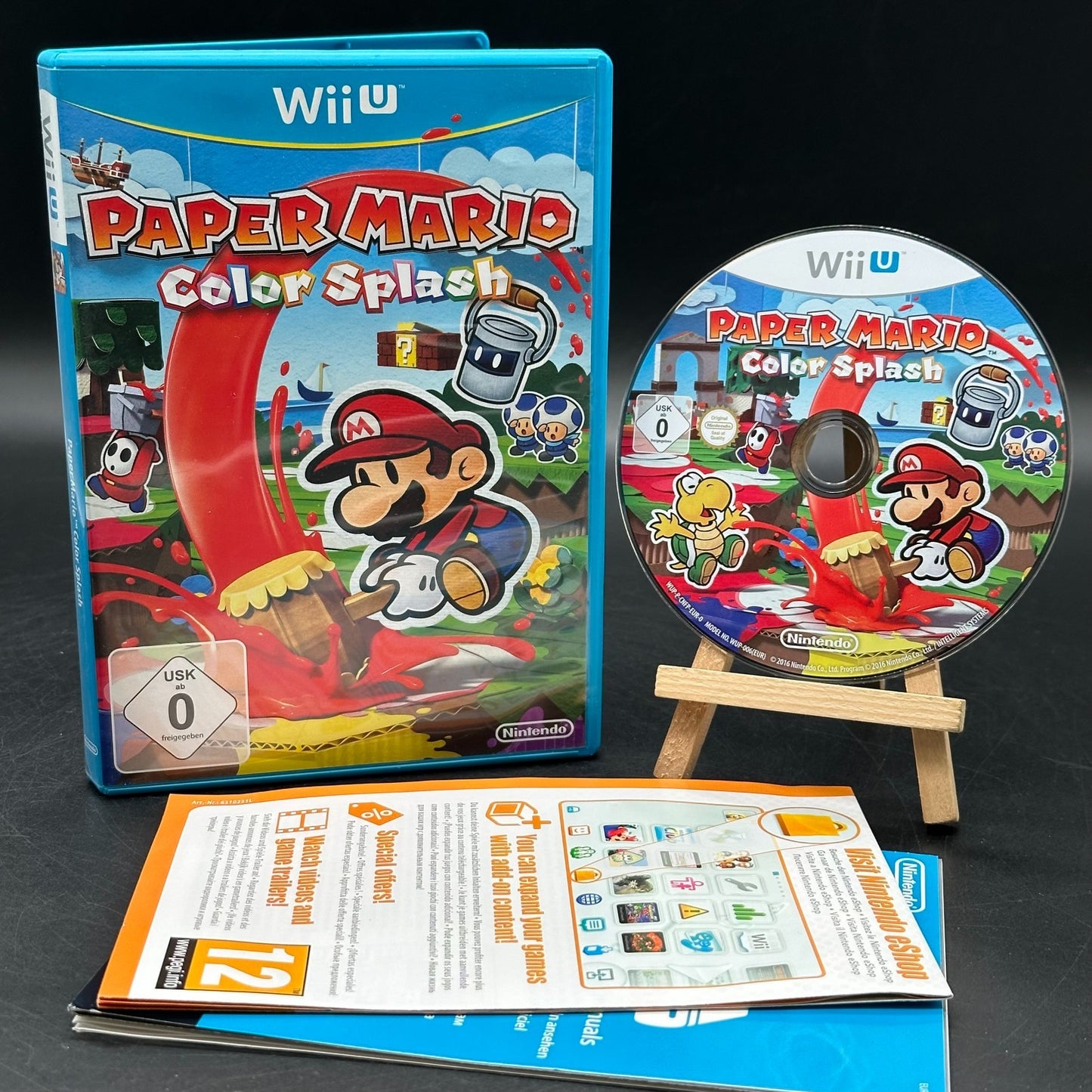 Paper Mario: Color Splash (Nintendo Wii U)