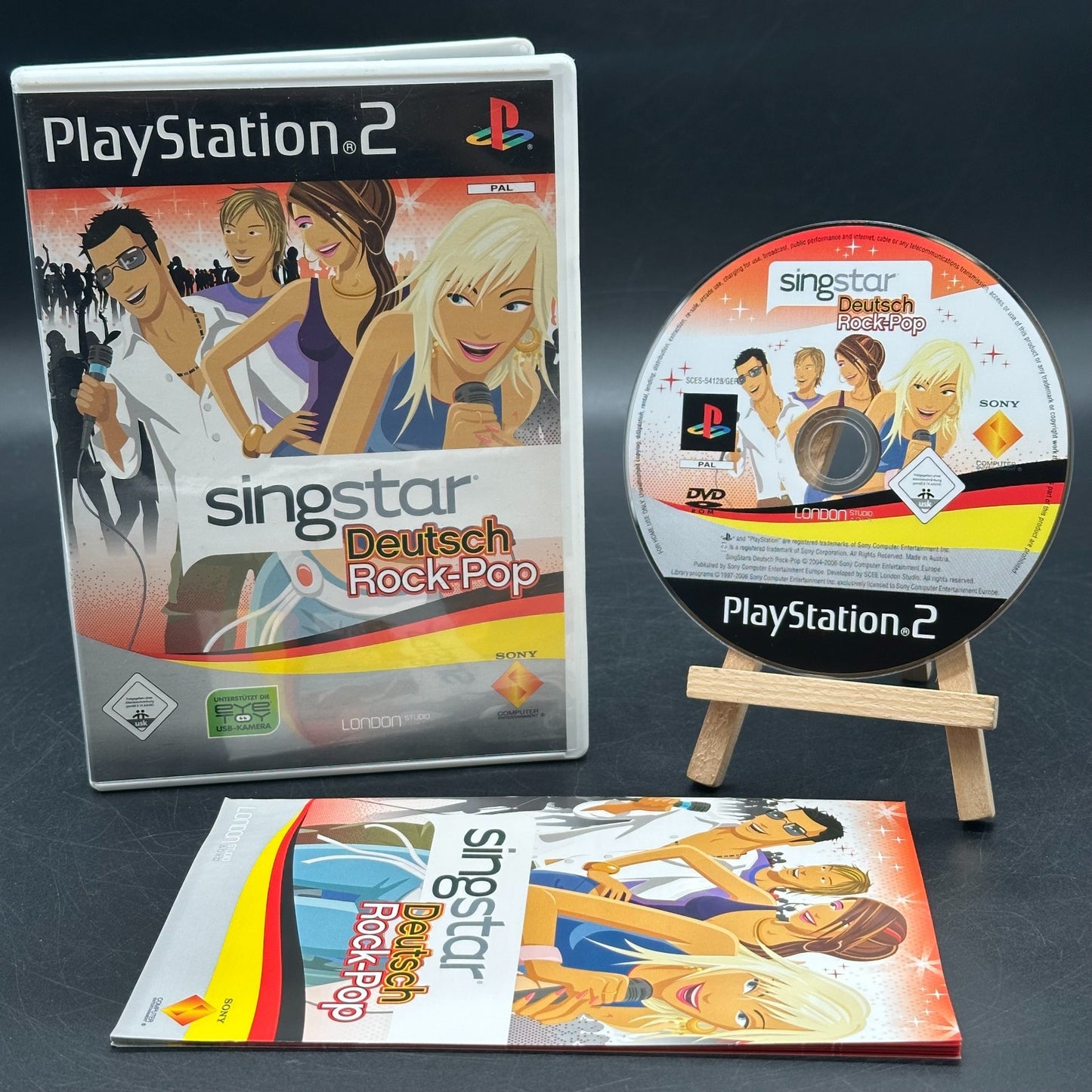 SingStar Deutsch Rock-Pop / Sony PlayStation 2 PS2 Spiel - Disc poliert ✅