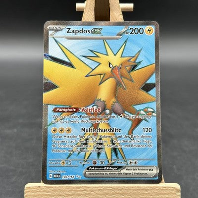 Zapdos ex - 151 - MEW 192 (Pokémon TCG, Deutsch)