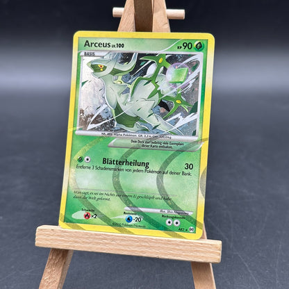 Pokémon Karte Arceus LV.100 AR2 Platin Set Pokemon Holo Deutsch TCG 2010 Vintage
