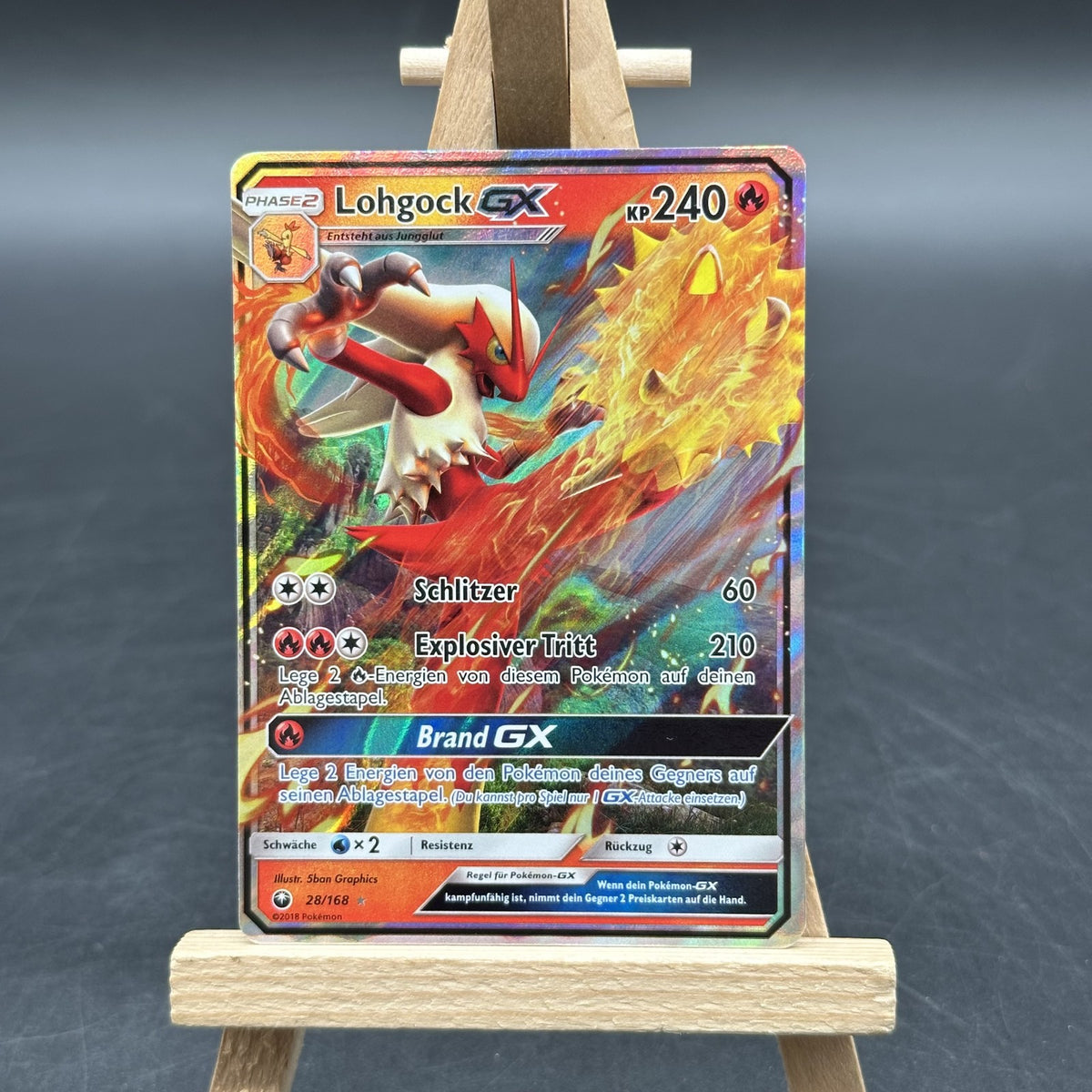 Lohgock-GX - Celestial Storm - CES 28 (Pokémon TCG, Deutsch, Good)