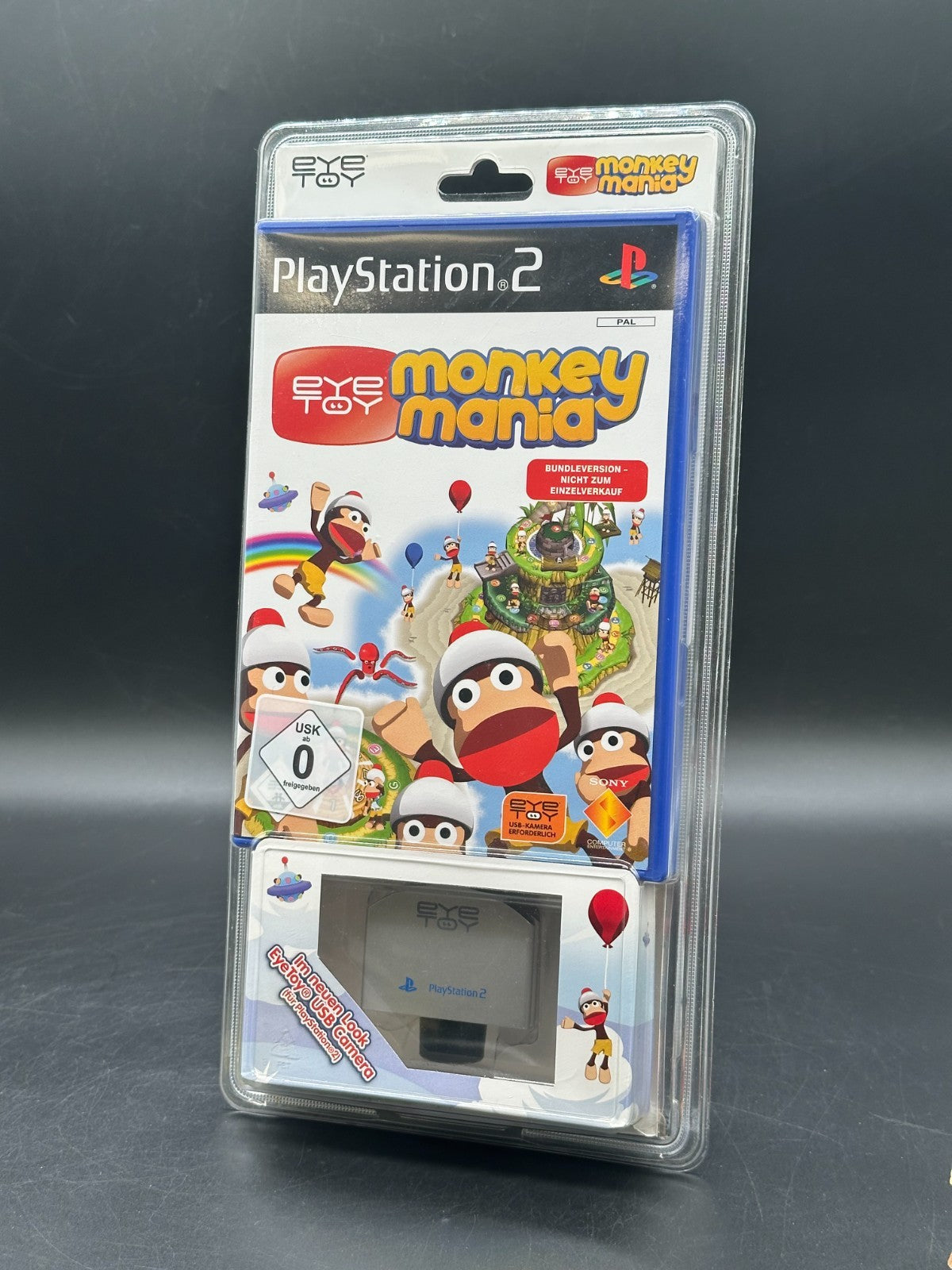 Eyetoy: Monkey Mania + Eyetoy-Kamera (PlayStation 2, PS2) Neu in OVP Sealed