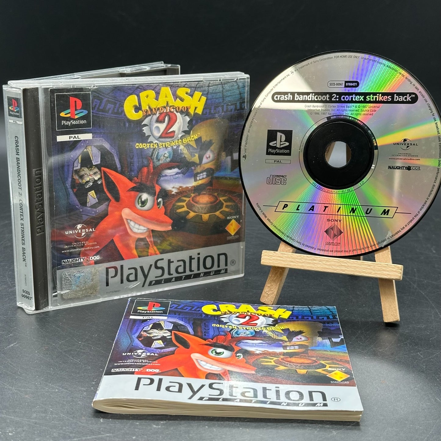 Crash Bandicoot 2 - Cortex Strikes Back (PlayStation 1, PS1) - CD aufpoliert ✅