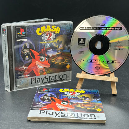 Crash Bandicoot 2 - Cortex Strikes Back (PlayStation 1, PS1) - CD aufpoliert ✅