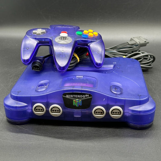Nintendo 64 Spielekonsole - Grape / Lila inkl. Controller & Kabel