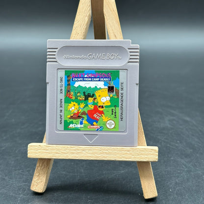 The Simpsons - Bart Simpsons Escape from Camp Deadly (Nintendo Game Boy)