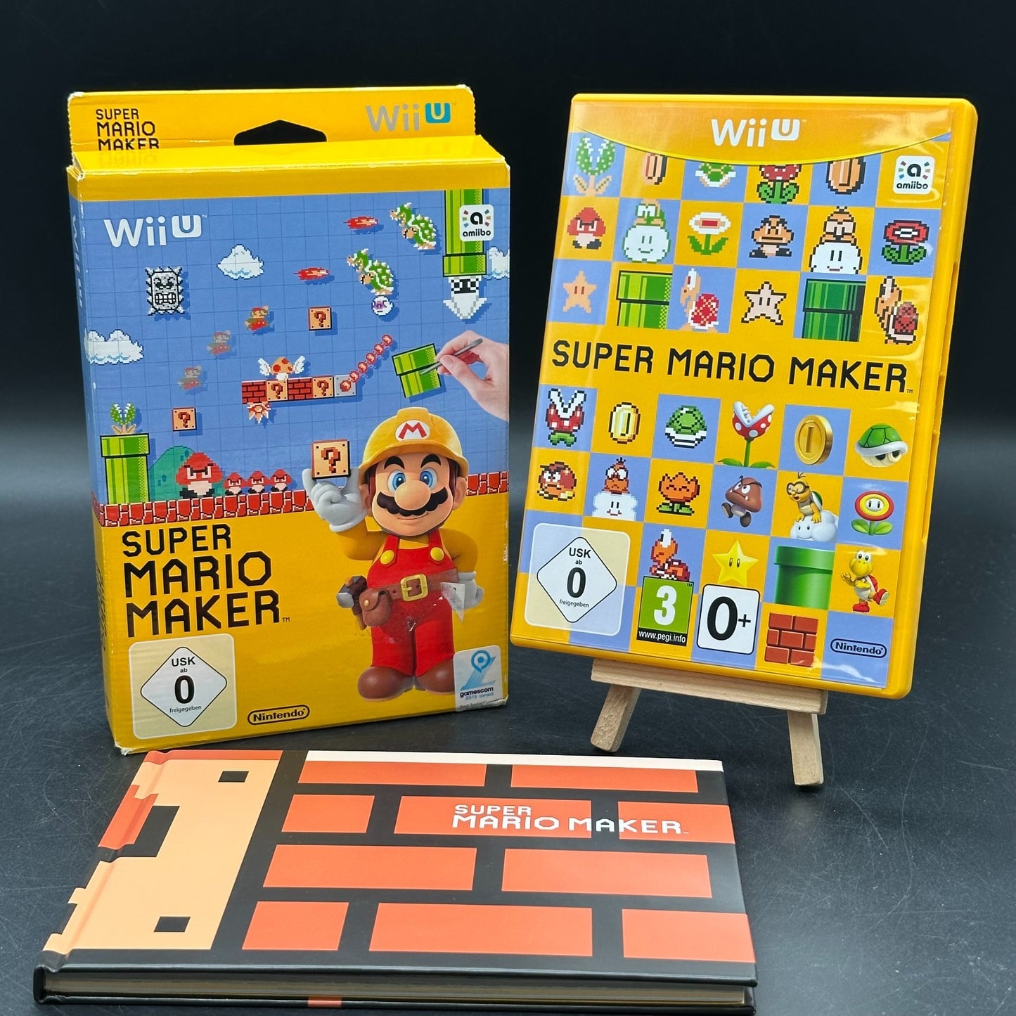 Wii U - Super Mario Maker inkl. Artbook (OVP, mit Anleitung)