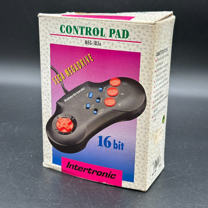 Intertronic Control Pad schwarz für Sega Mega Drive