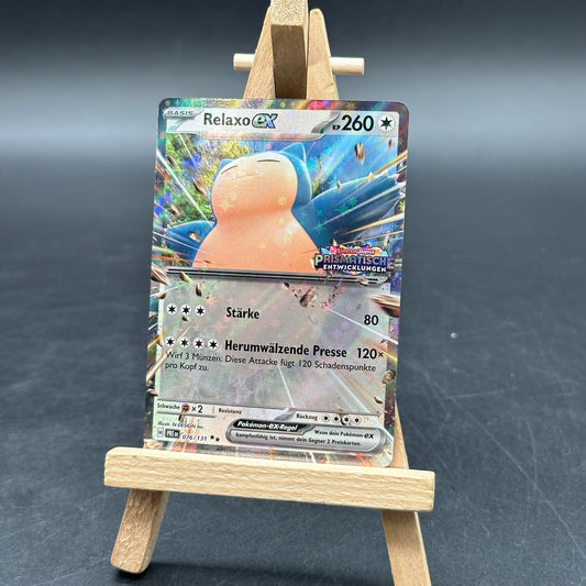 Pokemon - Relaxo Ex Stamped Promo- PRE 076 - Prismatische Entwicklung - DE - NM