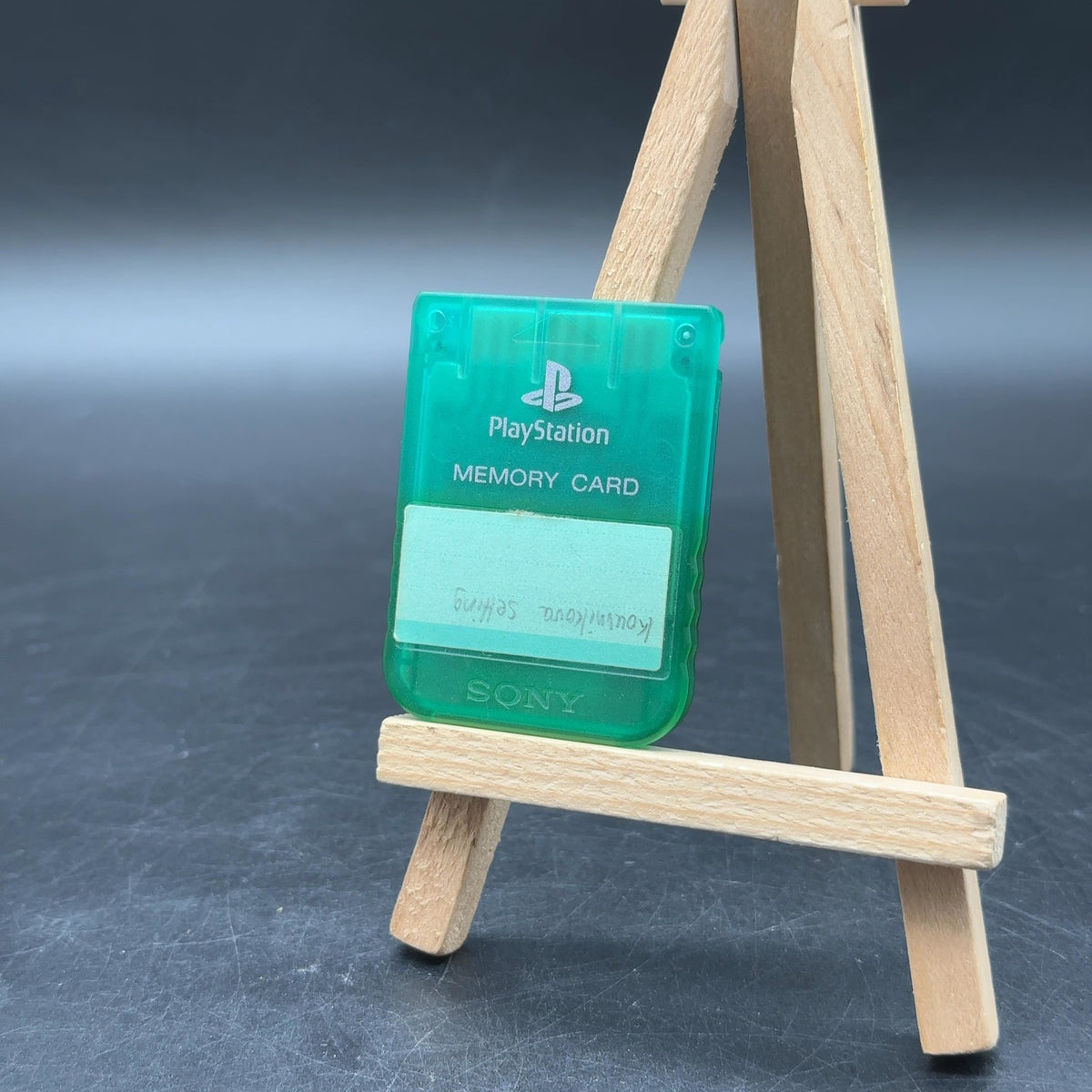 Original Sony PlayStation Memory Card Emerald Grün transparent Speicherkarte PS1