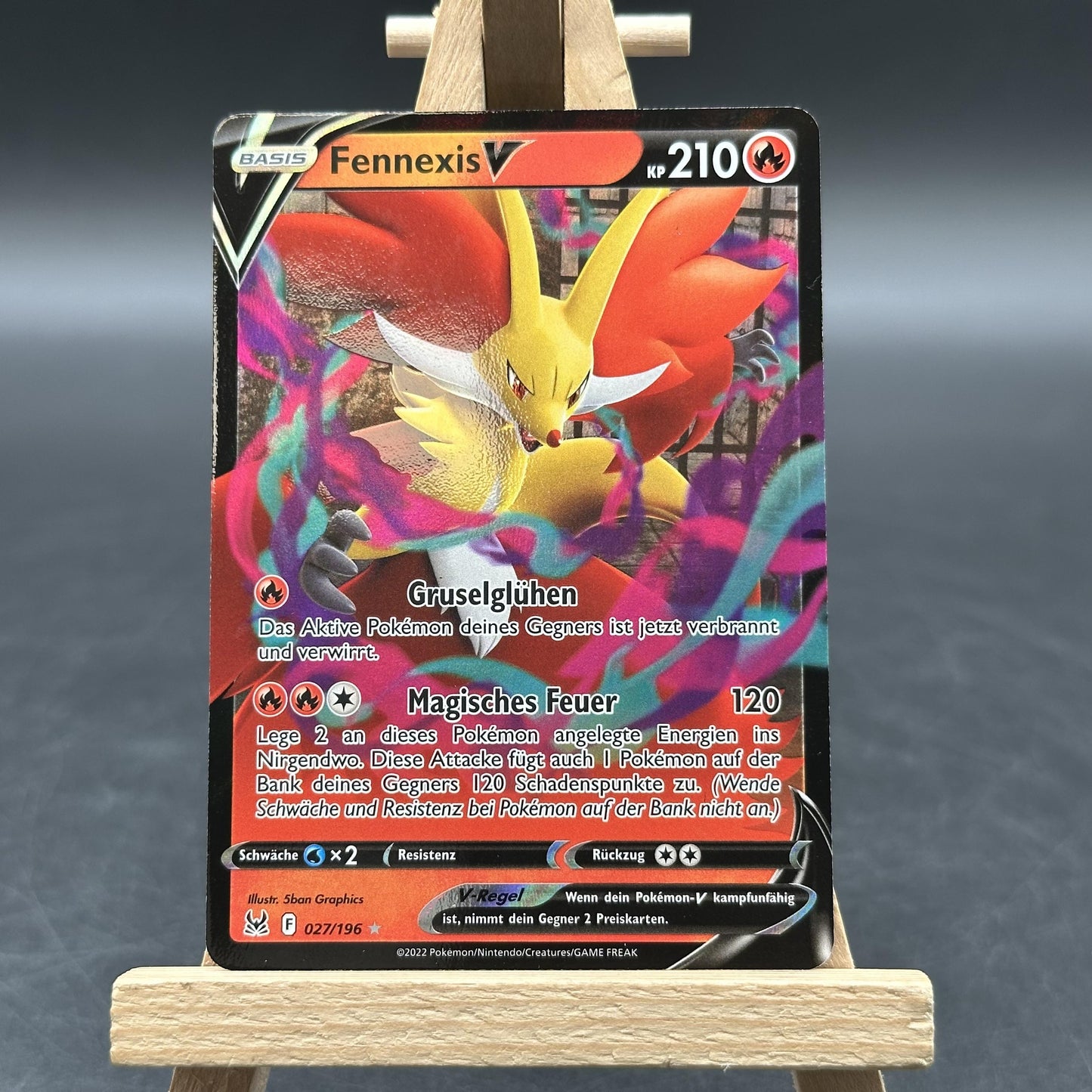 Fennexis V - Verlorener Ursprung - LOR 27/196 (Pokémon TCG, Deutsch)