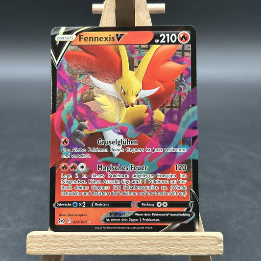 Fennexis V - Verlorener Ursprung - LOR 27/196 (Pokémon TCG, Deutsch)
