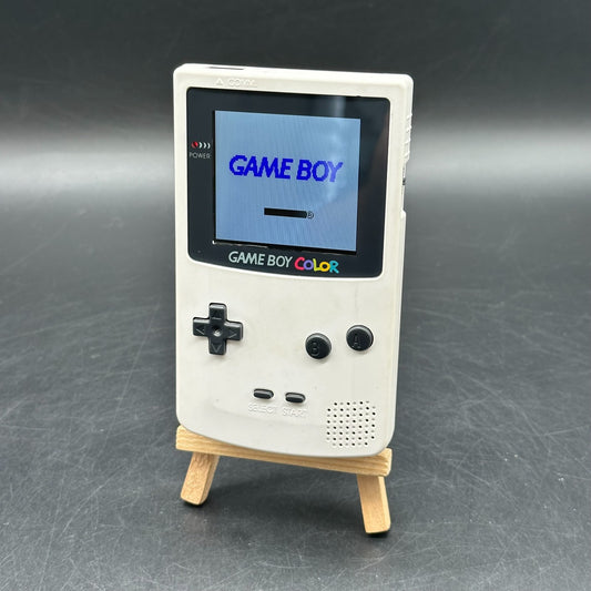 Nintendo Game Boy Color Konsole - IPS LCD Screen - Weiß