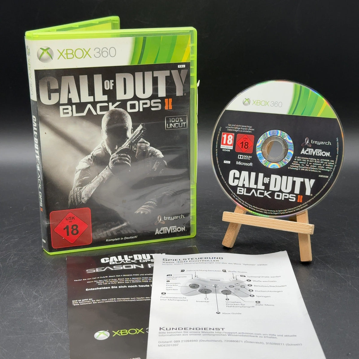 Call of Duty: Black Ops II Microsoft Xbox 360 PAL Spiel OVP komplett 100% Uncut