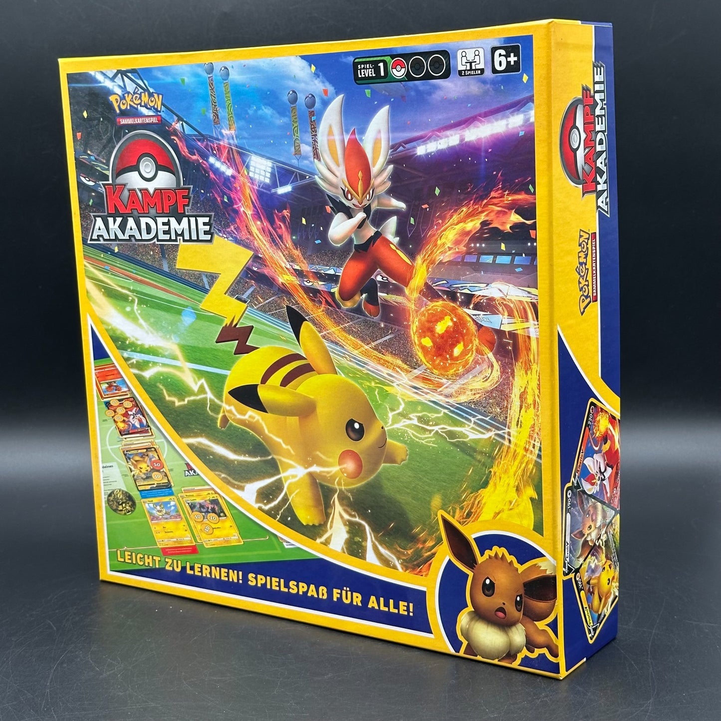 Pokémon Kampf Akademie Sammelkartenspiel, Liberlo Pikachu Evoli - OVP
