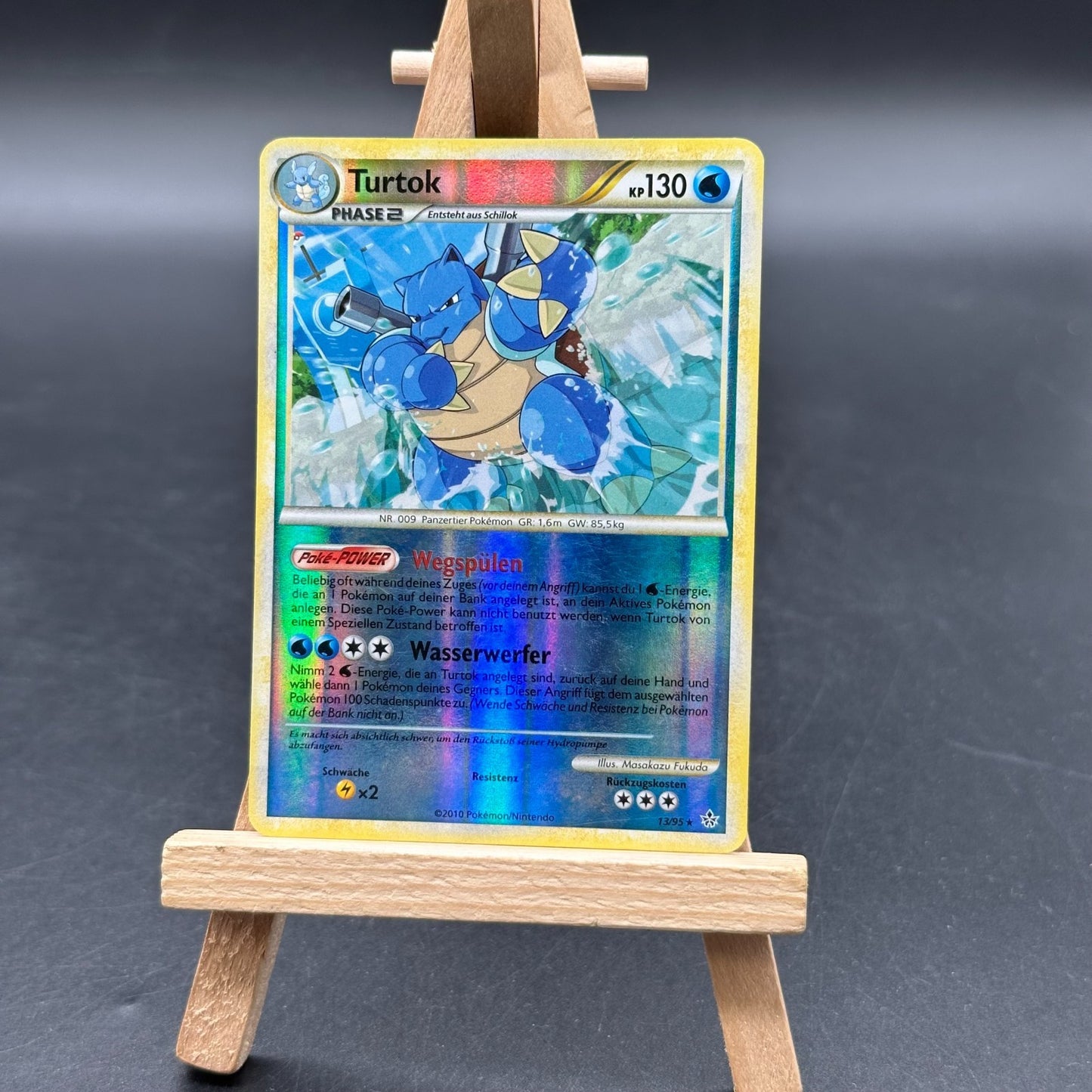 Turtok Pokemon Karte Deutsch 13/95 Entfesselt Reverse-Holo