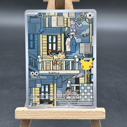 Mauzi - 30 Jahre - 30C 144 (Pokémon TCG, Deutsch, Near Mint)