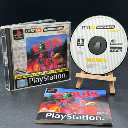 Worms (PlayStation 1, PS1) - CD aufpoliert ✅
