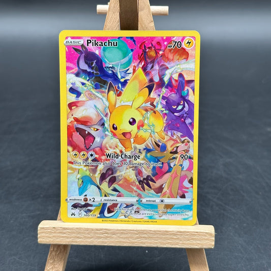 Pokemon Card Pikachu 160/159 Secret Rare Crown Zenith Near Mint