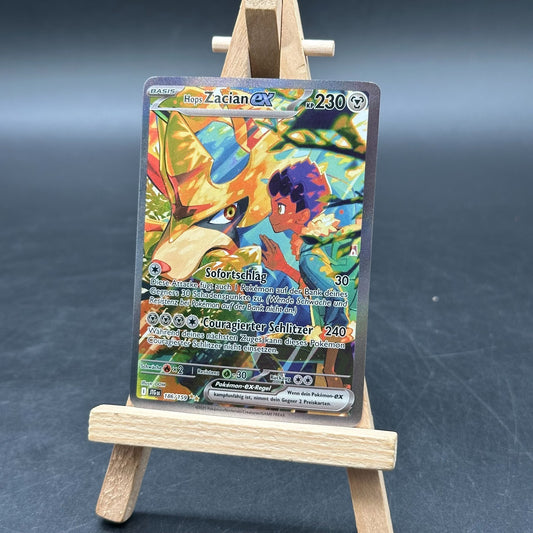 Hops Zacian EX JTG DE 186/159 Pokémon Reisegefährten TCG Karte