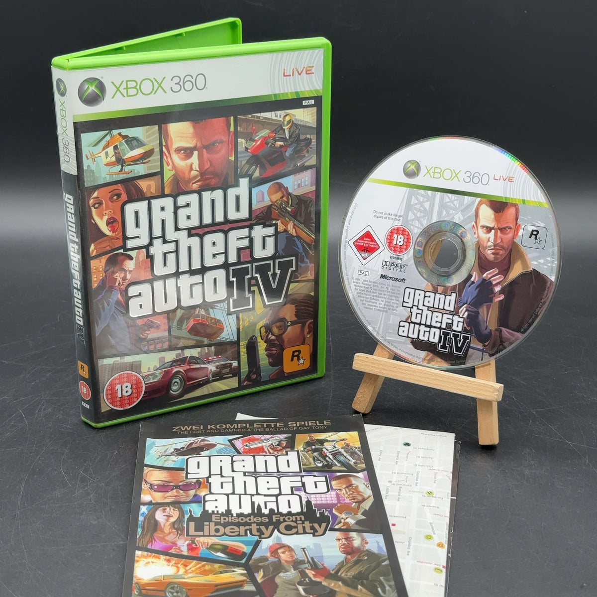 Grand Theft Auto IV Microsoft Xbox 360 PAL Spiel OVP 2008