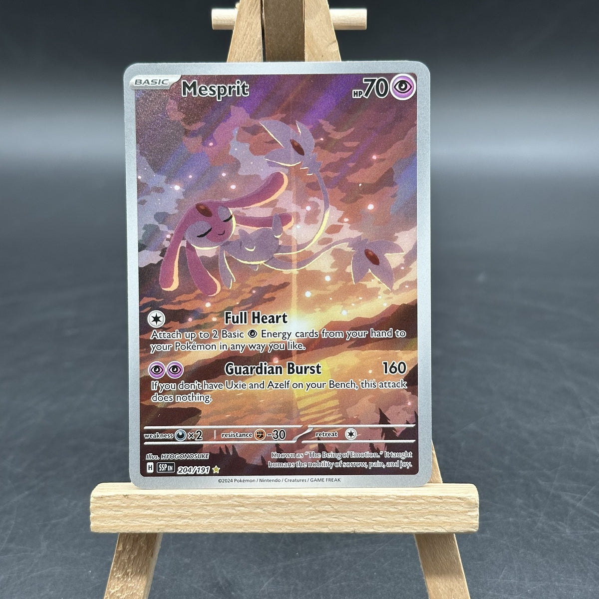 Mesprit - Surging Sparks - SSP 204 (Pokémon TCG, Englisch, Near Mint)