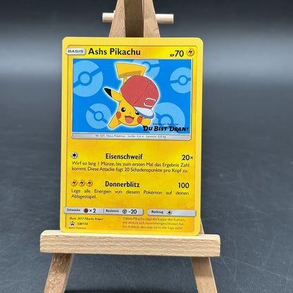 Ash's Pikachu (SM 114) SM Black Star Promos Deutsch