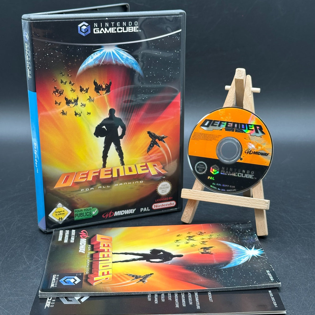 Defender - For all Mankind (Nintendo GameCube) - CD aufpoliert ✅