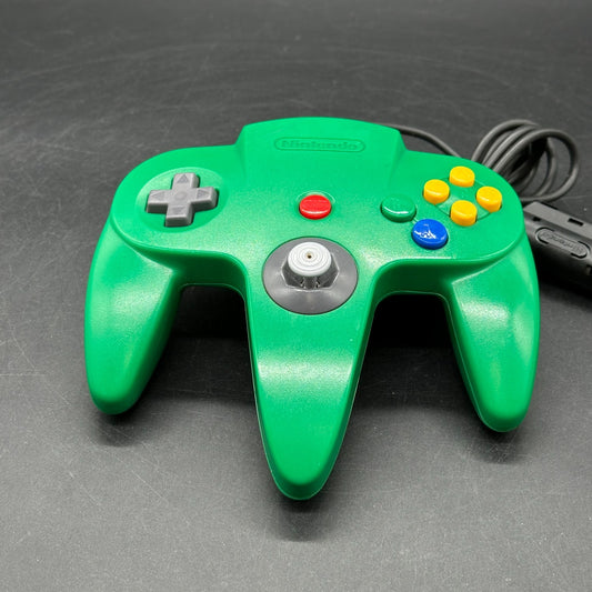 N64 - Original Nintendo Controller Grün - Stick gut ✅
