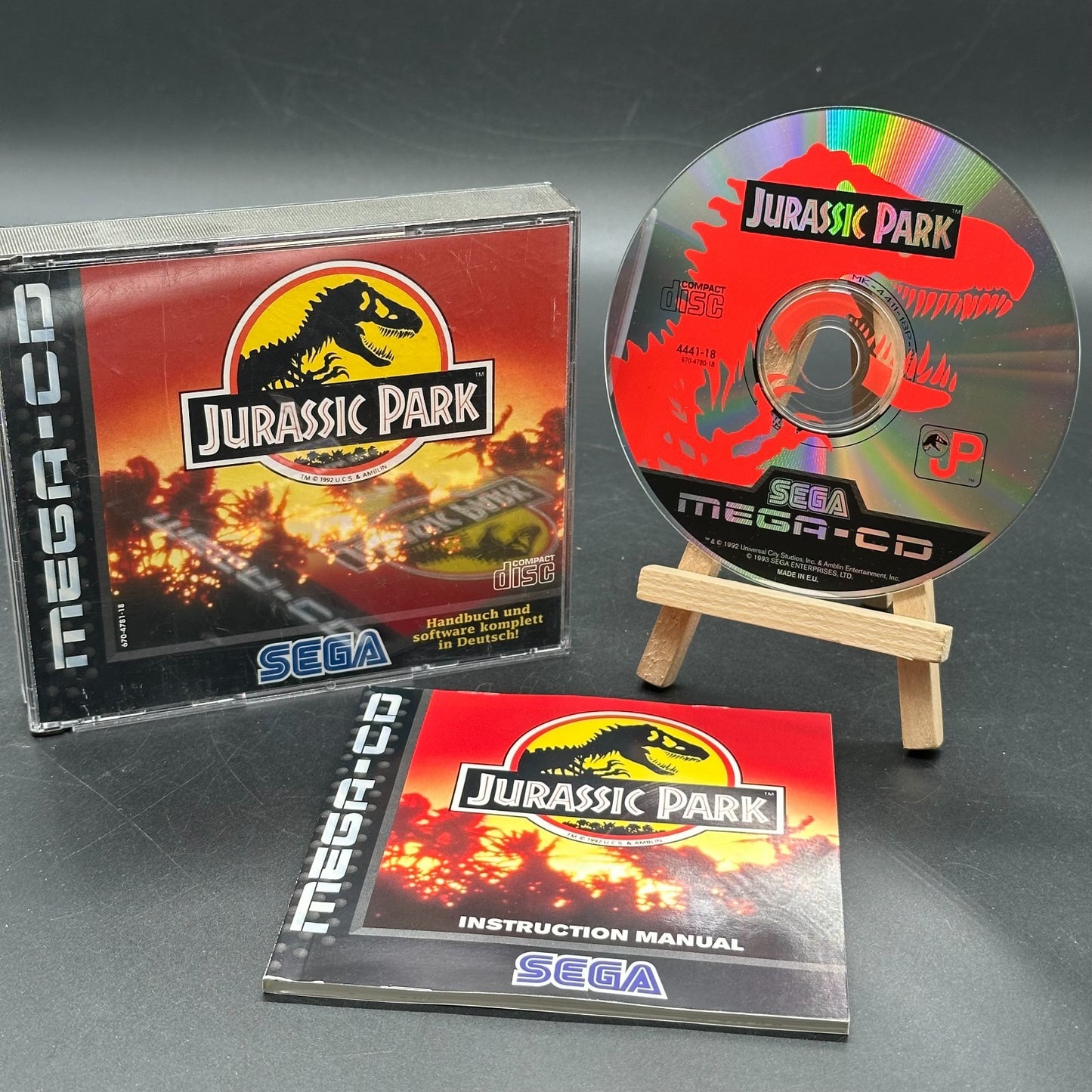 SEGA Mega CD Spiel - Jurassic Park