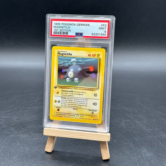 Magnetilo First 1.Edition Base Set PSA9 Deutsch 53/102