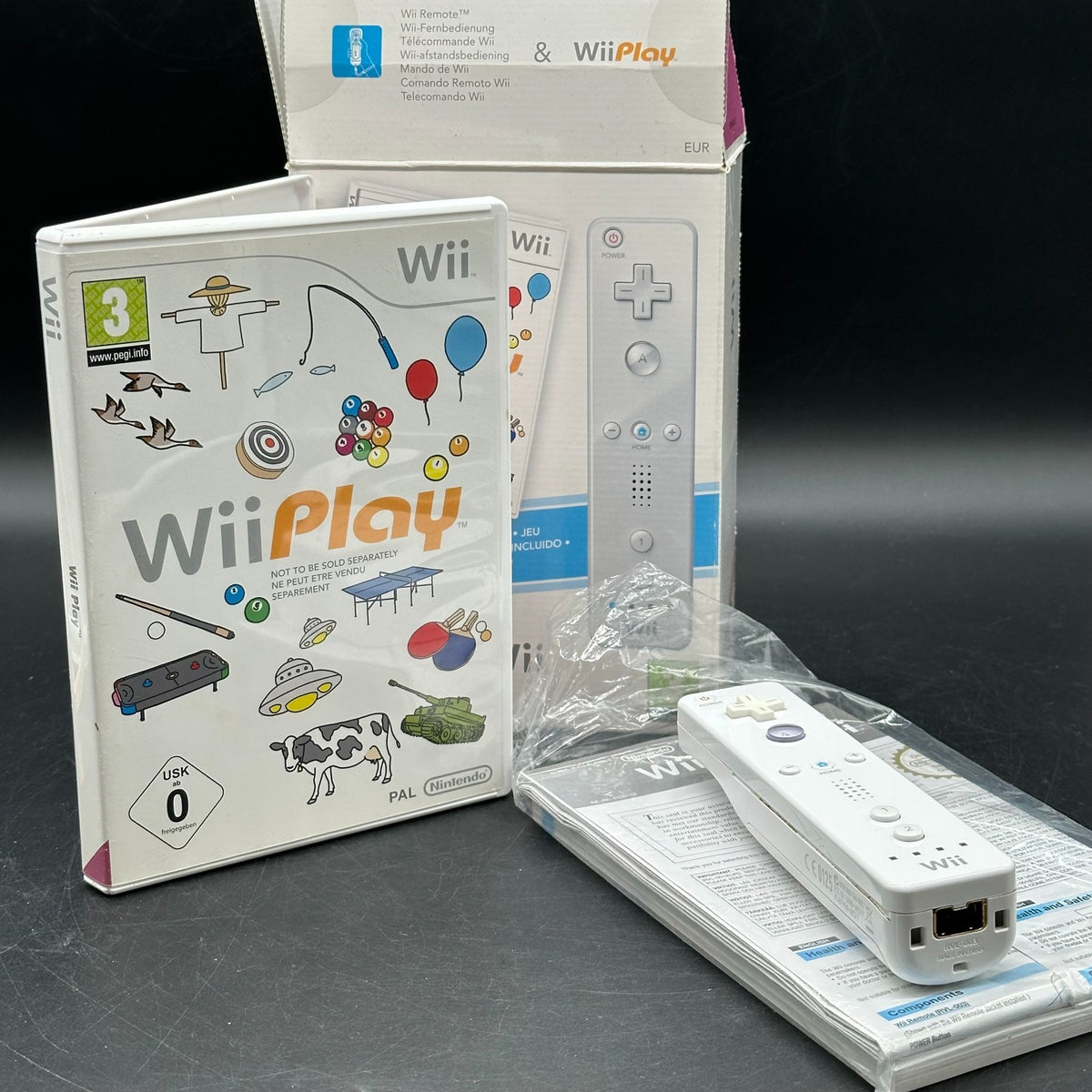 Wii Play - Bundle inkl. Handbuch & Wii Mote (Nintendo Wii)