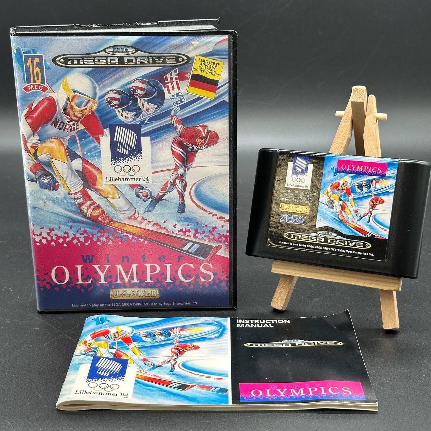 Winter Olympics - Sega Mega Drive Game - CiB