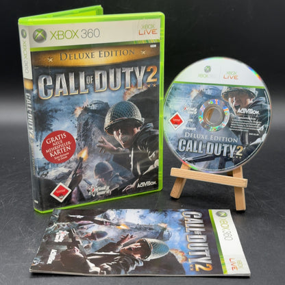 Call of Duty 2 Microsoft Xbox 360 PAL Spiel OVP komplett Deluxe Edition 2005