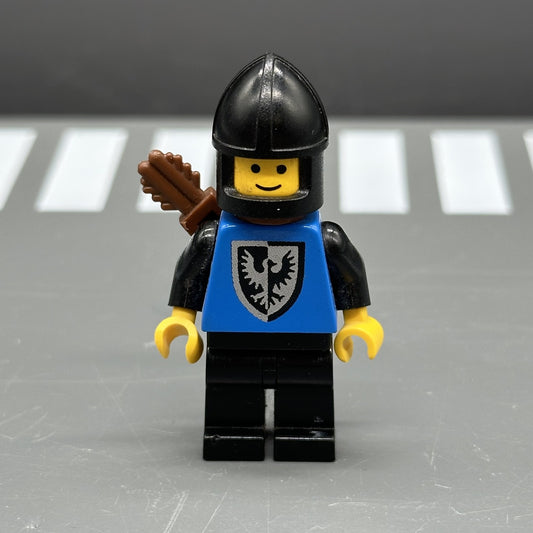 Black Falcon - Black Legs, Black Chin-Guard (cas254) - LEGO Castle Minifigur
