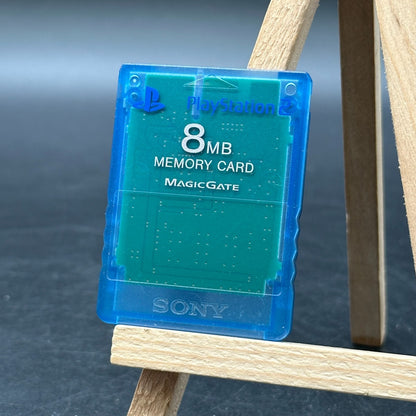 Original PS2 Memory Card | 8MB | Blau Transparent