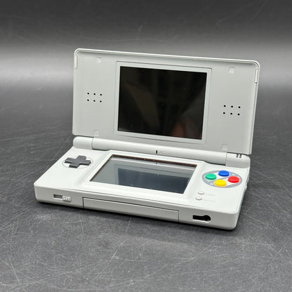 Nintendo DS Lite Konsole - Grau - Custom SNES Gehäuse