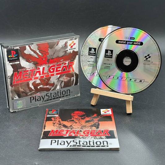 Metal Gear Solid (PlayStation 1, PS1) - CDs aufpoliert ✅