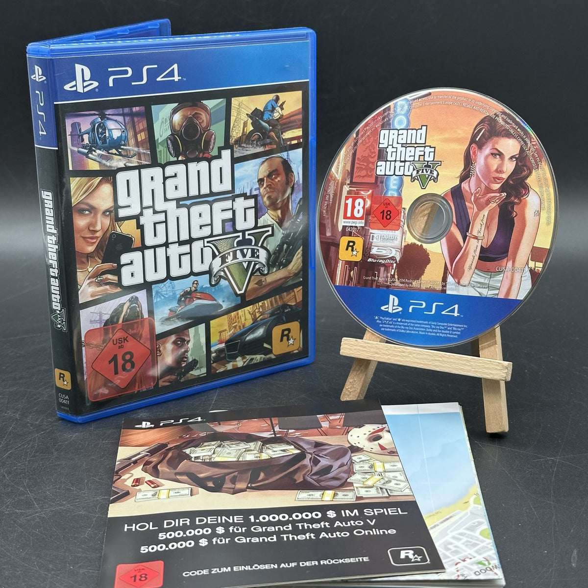 Grand Theft Auto V Sony PlayStation 4 PS4 PAL Spiel OVP 2014