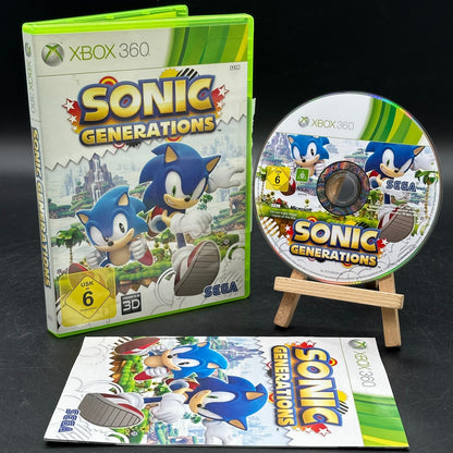 Sonic Generations (Microsoft Xbox 360) - CD aufpoliert ✅
