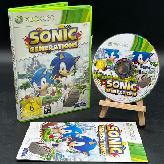 Sonic Generations (Microsoft Xbox 360) - CD aufpoliert ✅