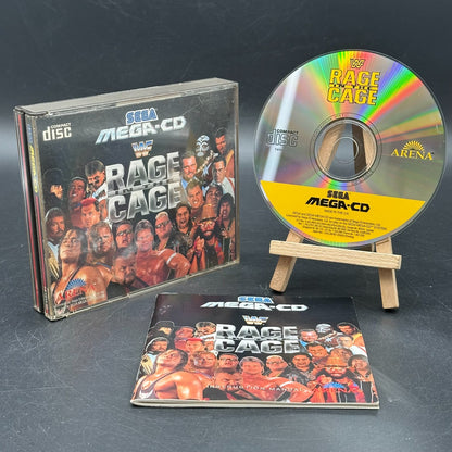 WWF Rage in the Cage (Sega Mega CD) CD wie neu ✅