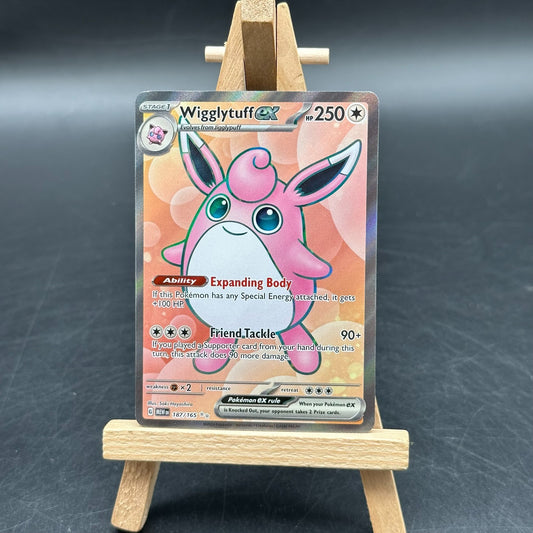 Wigglytuff EX - 187/165 - MEW 151 (Pokémon TCG, Englisch)