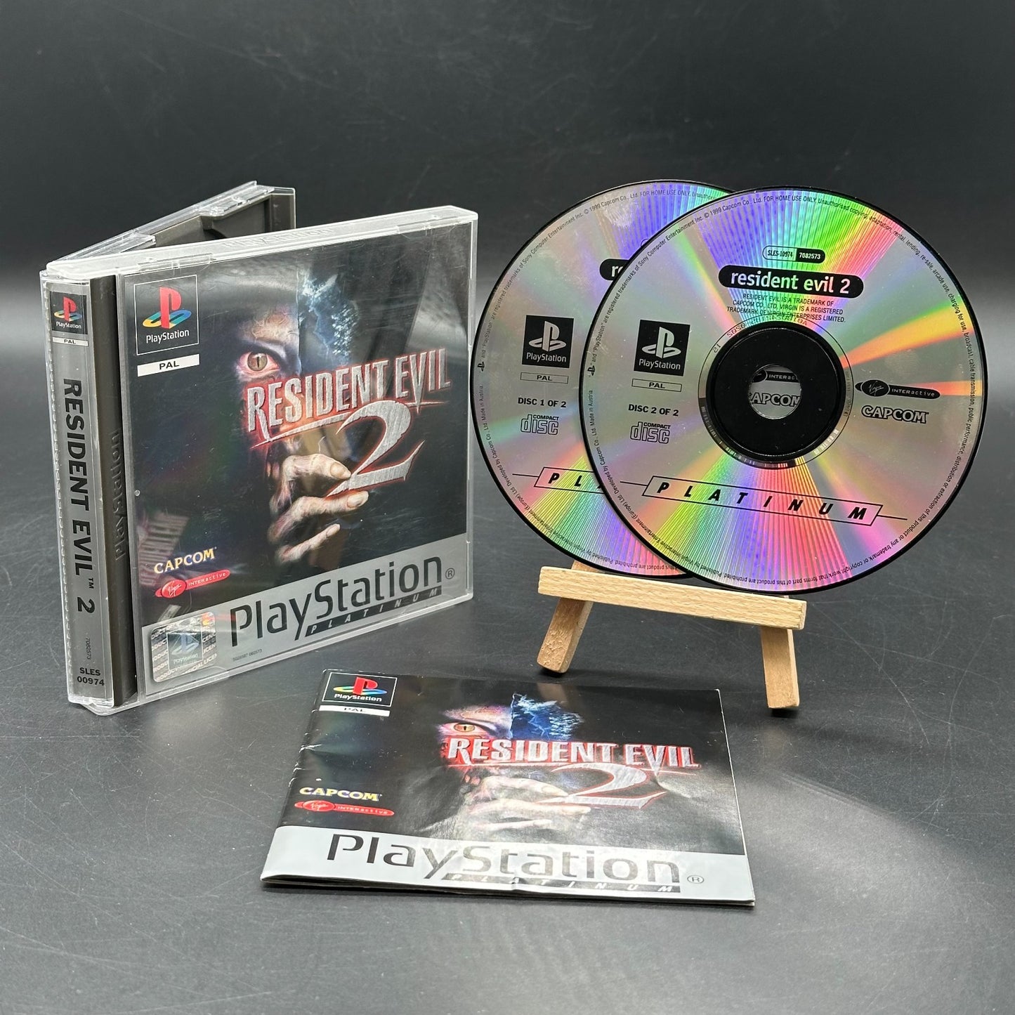 Resident Evil 2 - Platinum (PlayStation 1, PS1) - CD aufpoliert ✅
