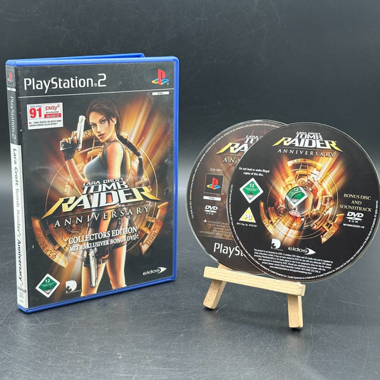 Tomb Raider Anniversary Collectors Ed. (Playstation 2, PS2) - CD aufpoliert ✅