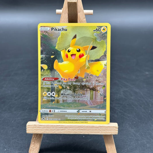 Pikachu Pokemon TCG Crown Zenith GG30/GG70 Galarian Gallery Holo Card NM