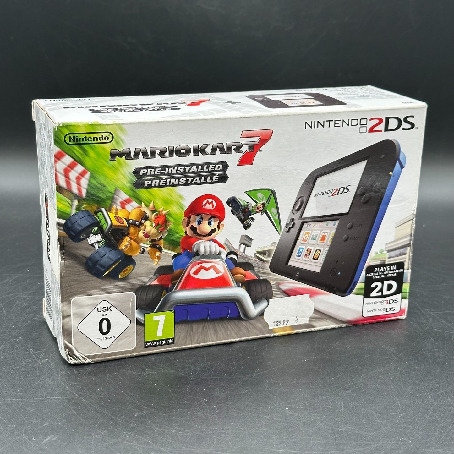 Nintendo 2DS Handheld-Konsole Mario Kart 7 Edition Spielekonsole in OVP